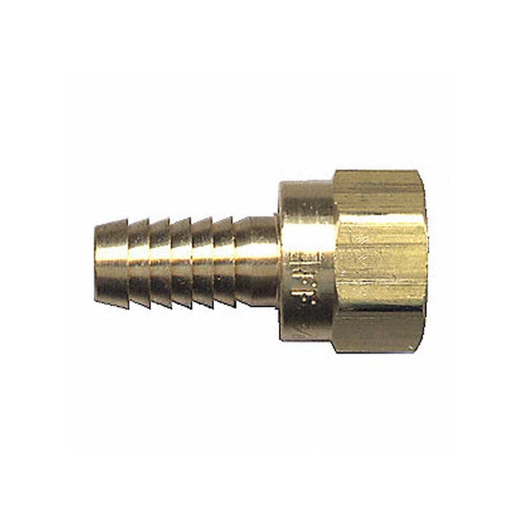 Fairview 128-66 Brass 45Deg Hose Barb 3/8In X 3/8In Female Flare