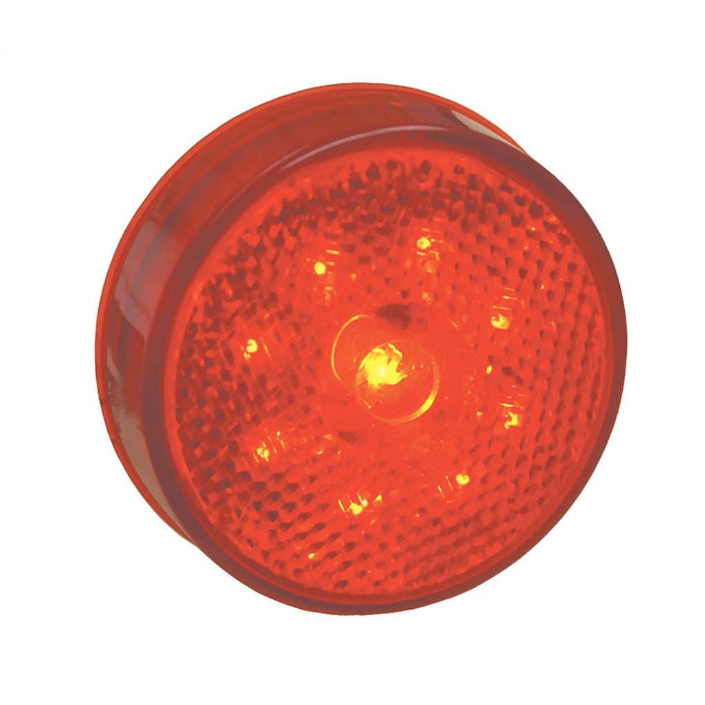 Grote G1002 Hi Count 2 1/2" LED Clearance / Marker Lamp Red