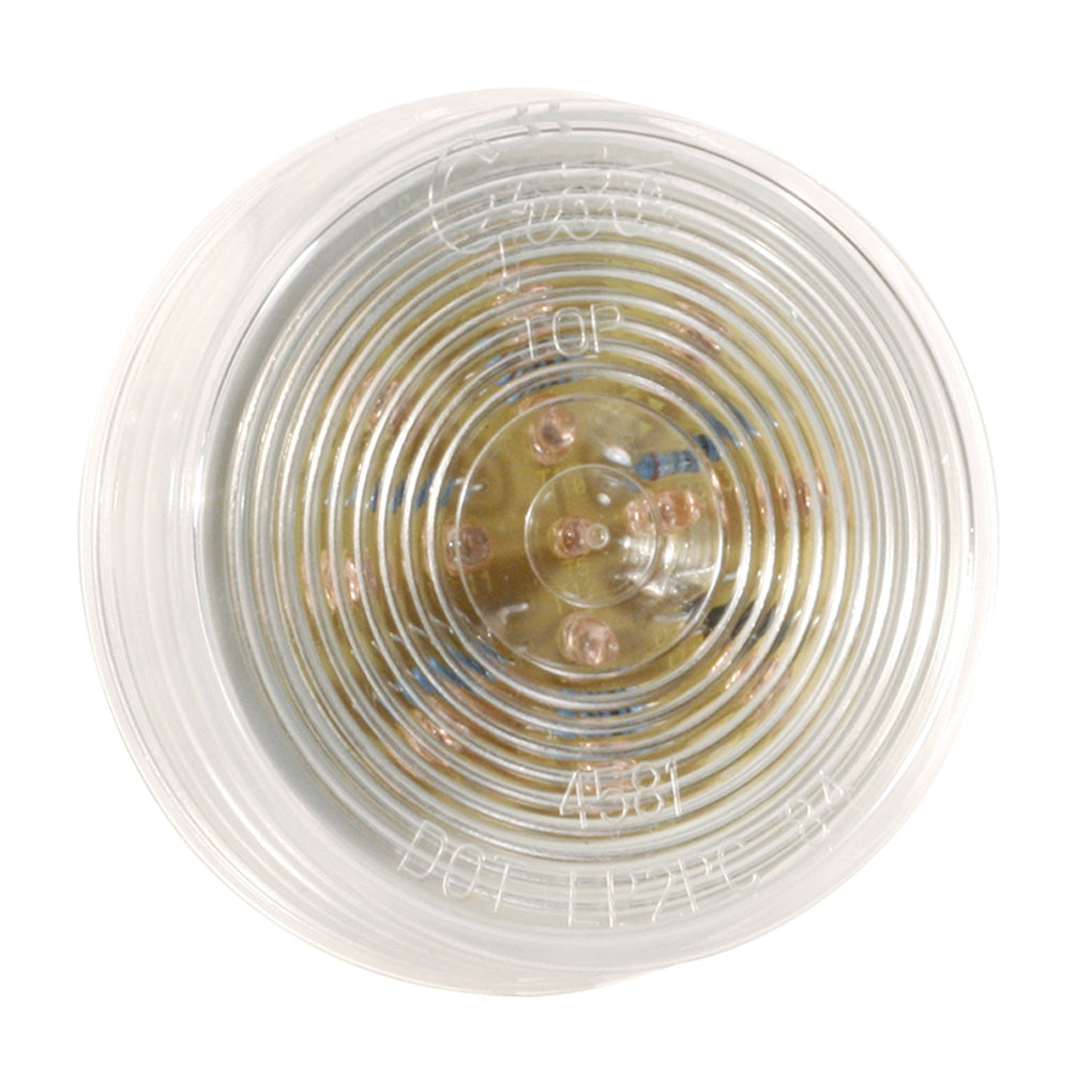 Grote G1042 CLR/MKR Lamp, 2.5", Red, Hi Count Led, W/Clr Lens
