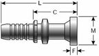 Gates G20350-2020 GlobalSpiral Couplings Code 62 O-Ring Flange Heavy