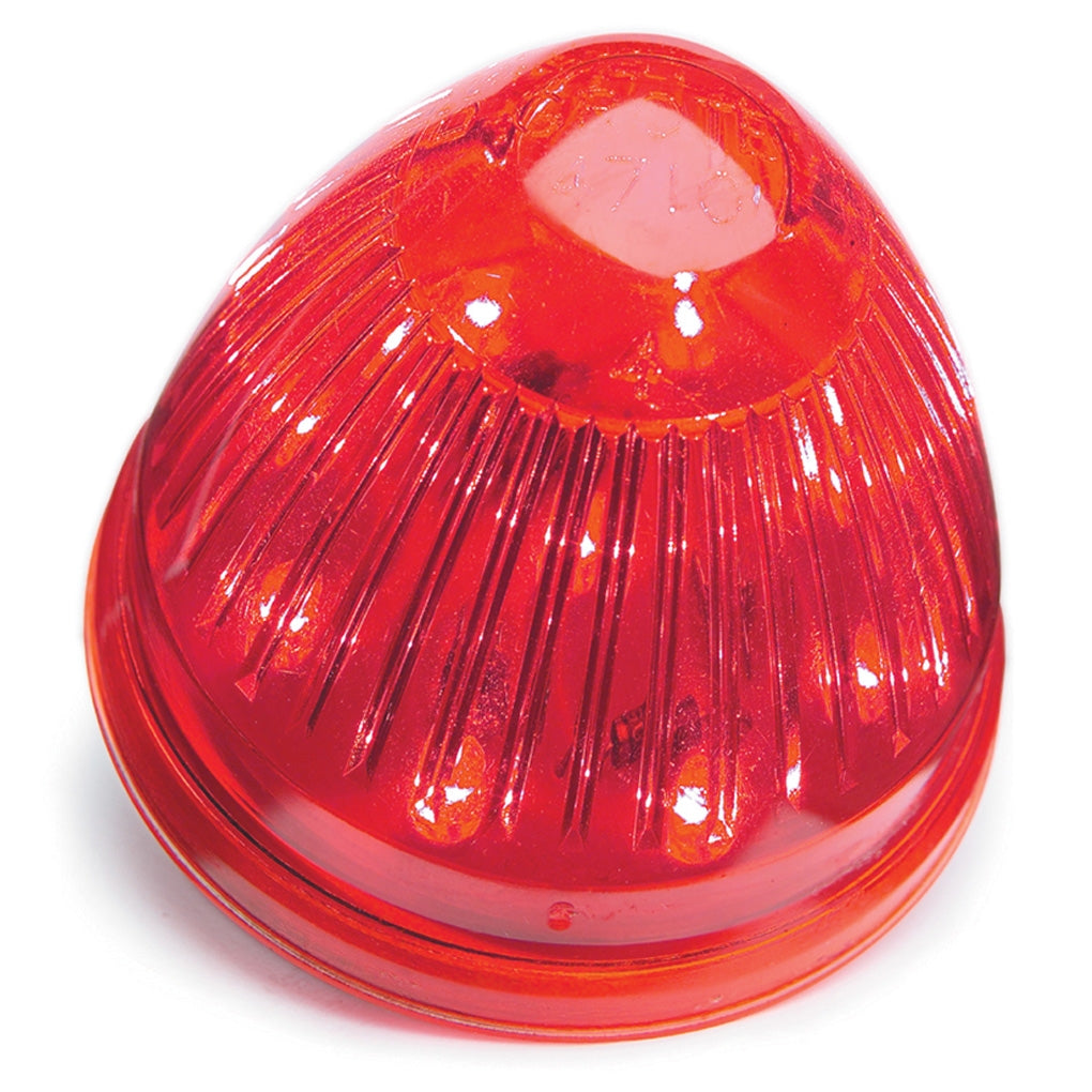 Grote G3092 Hi Count 2" 9-Diode Beehive LED Clearance / Marker Lamp Red