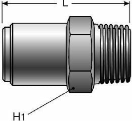 Gates G31100-0202 Hydraulic Coupling / Adapter