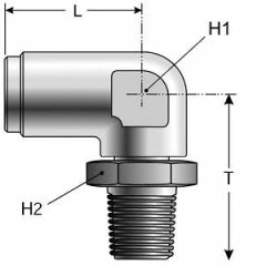 Gates G31124-0602 Hydraulic Coupling / Adapter