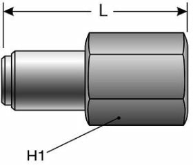 Gates G31150-0404 Hydraulic Coupling / Adapter
