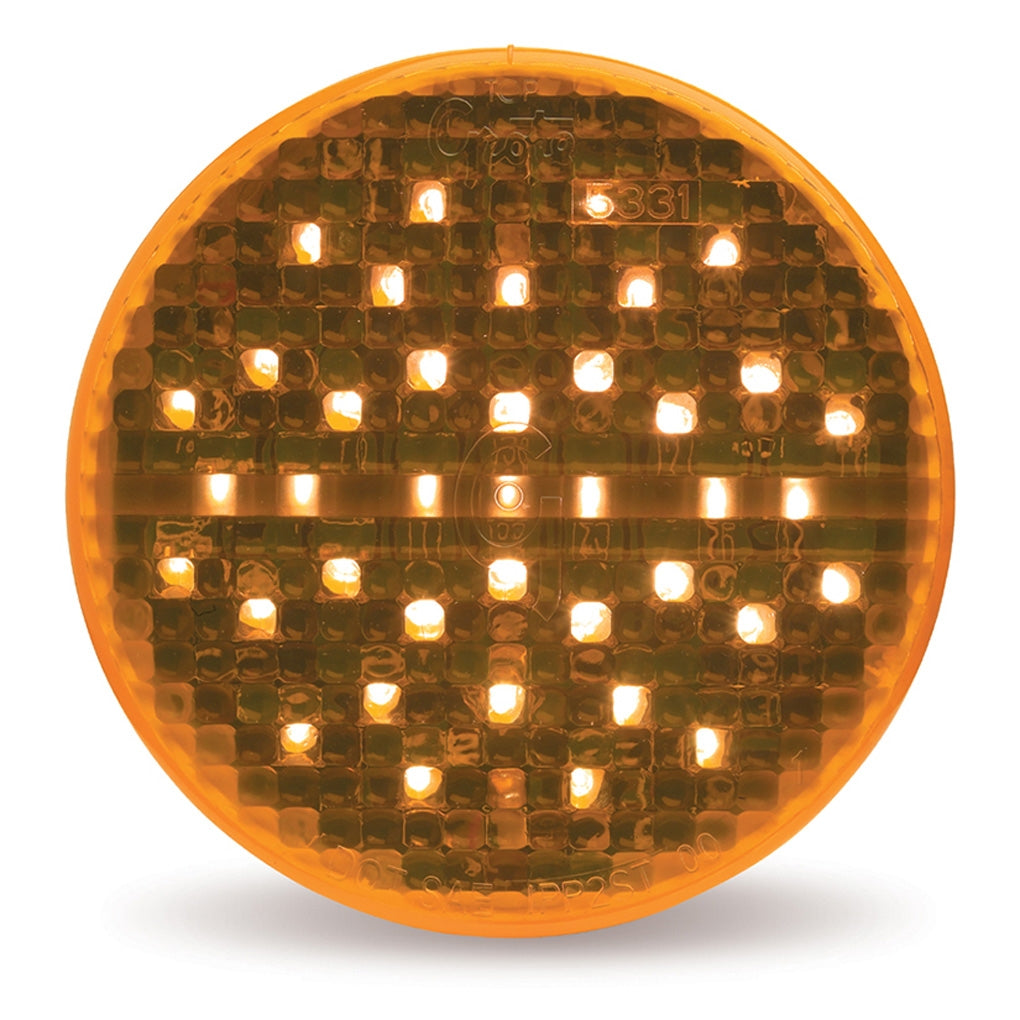 Grote G4003 Yellow 4" Round LED Turn Lamp