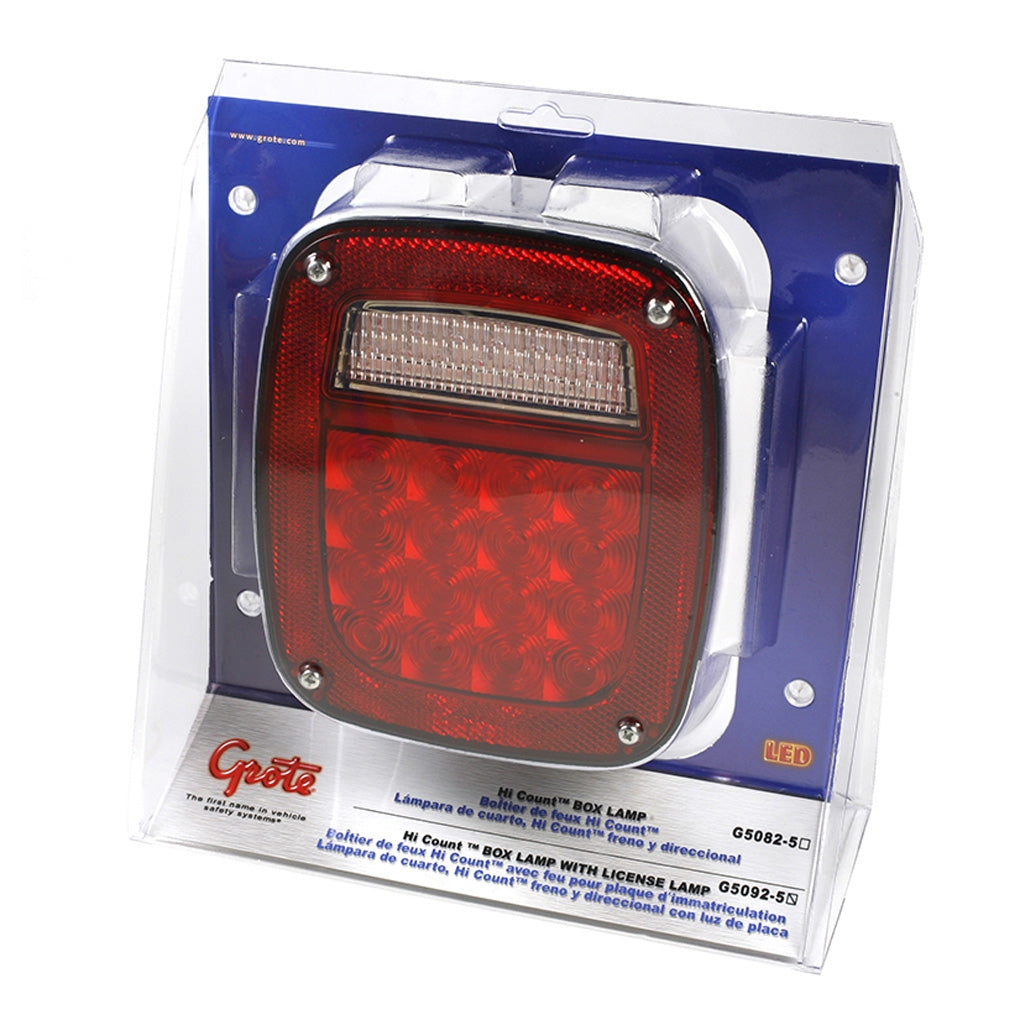 Grote G5092-5 Stop Tail Turn Lamp, Red
