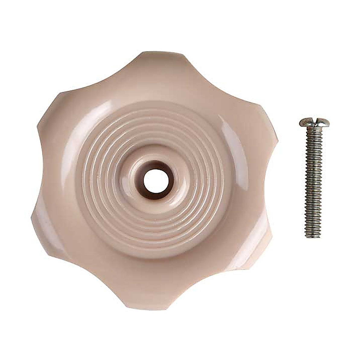 RV Designer - H718 - Window Knob - Beige - 1/2in Shaft