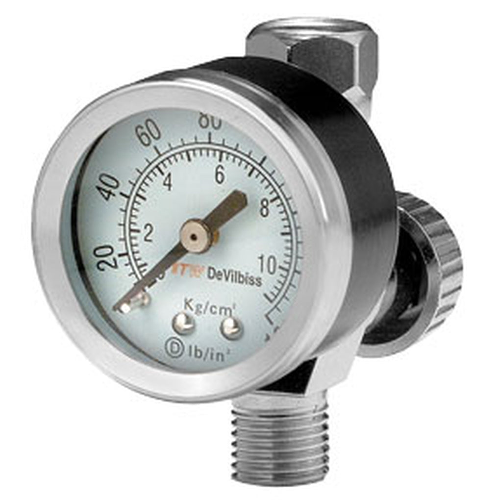 DeVilbiss HAV-501 Spray Gun Air Adjustable Valve and Gauge
