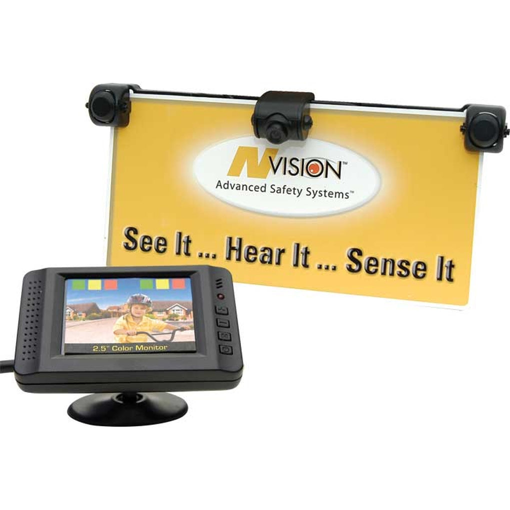 Hopkins 60195VA Rearview Camera System 2.5 Lcd Wide Angle Mnt Bracket