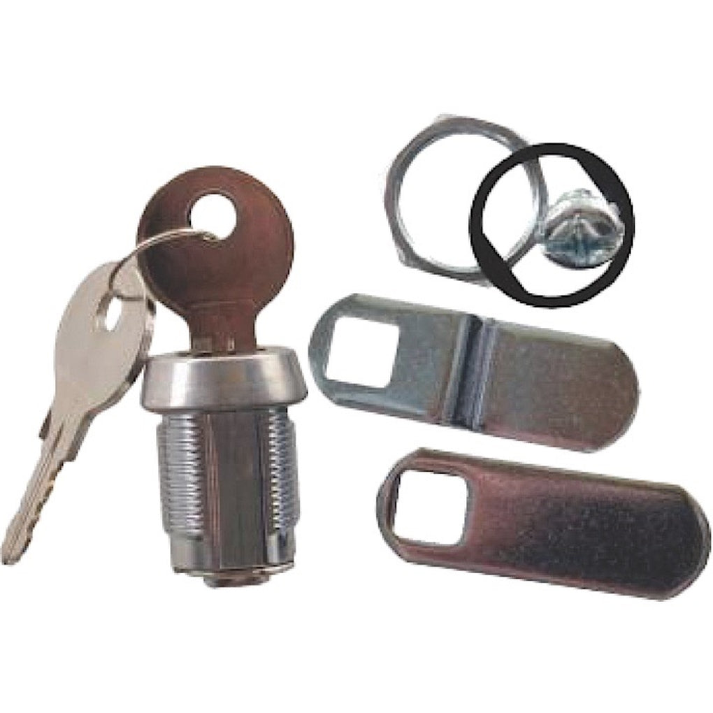 JR Products 00165 7/8In Keyed Compartment Lock Deluxe