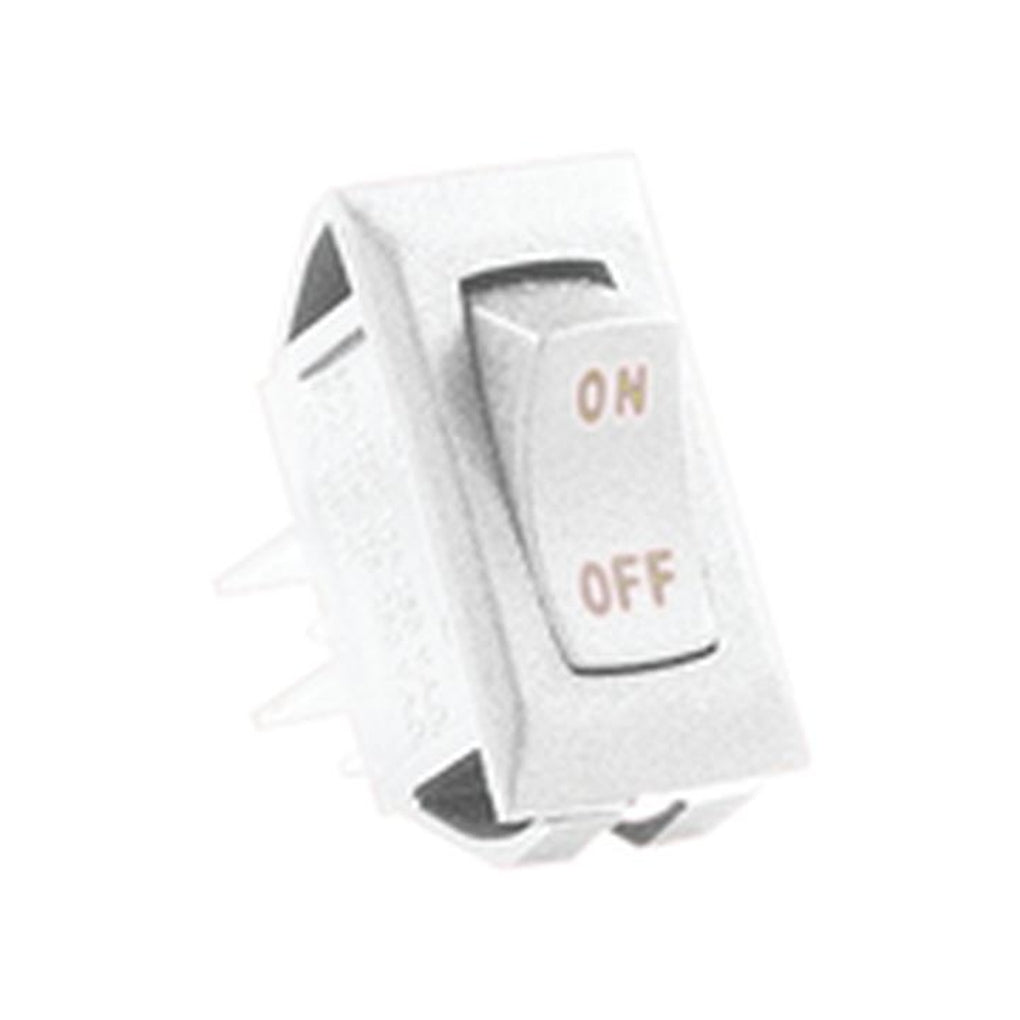JR Products 12581-5 LabeLED 12V On/Off Switch White