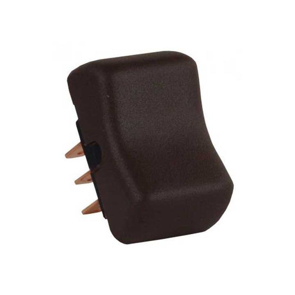 JR Products 13015 DPDT On/Off/On Momentary Switch Brown