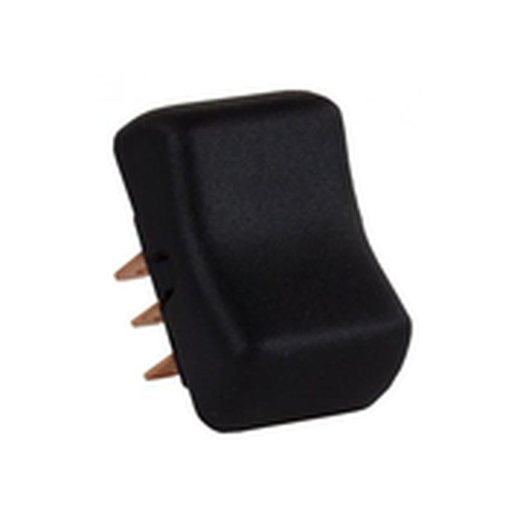 JR Products 13025 DPDT On/Off/On Momentary Switch Black