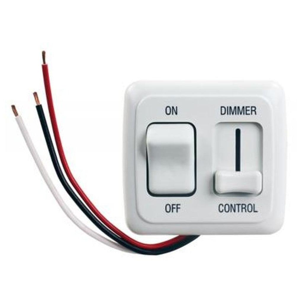 JR Products 15205 Dimmer On/Off LED Approved White