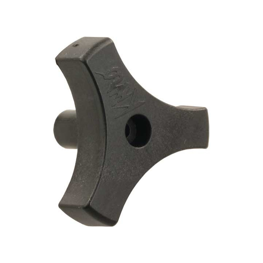 JR Products 20195 13/16In Trilug Window Knob Black