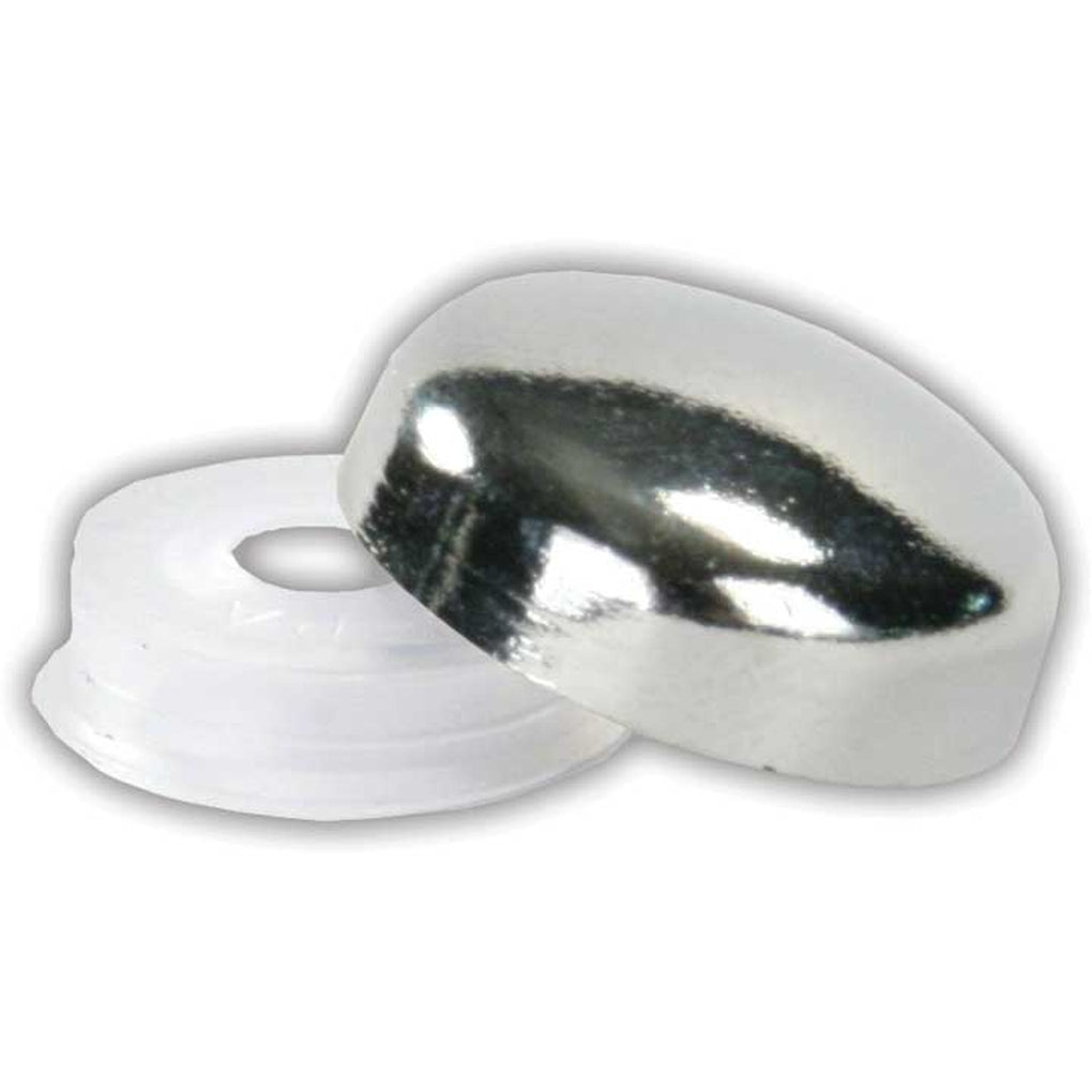 JR Products 20405 Screw Covers Chrome