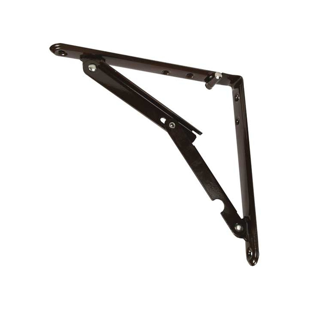 JR Products 20735 Folding Shelf Bracket Brown