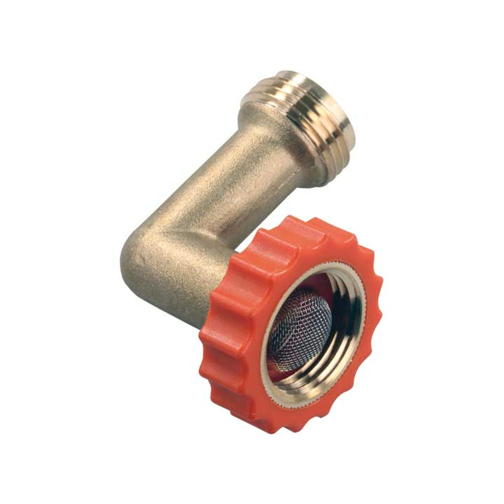 JR Products 62235 90 Degree Hose Saver Leadfree Brass