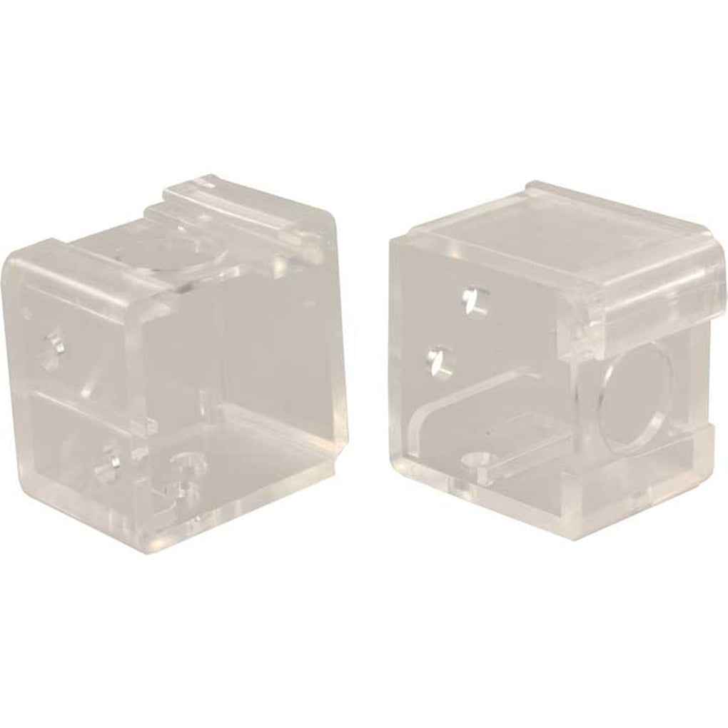 JR Products 81915 Mini Blind Brackets Clear