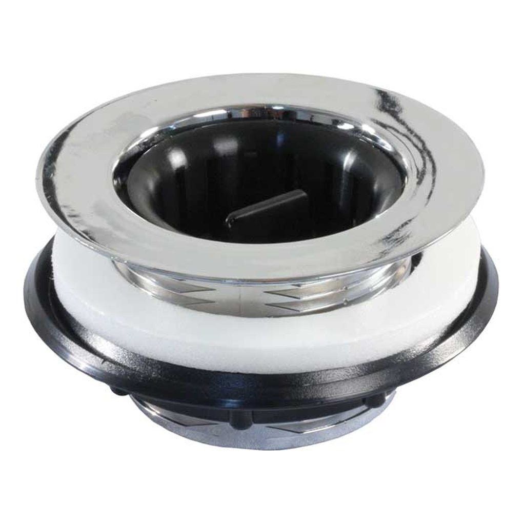 JR Products 95035 Plastic Strainer W/Threaded Basket Chrome