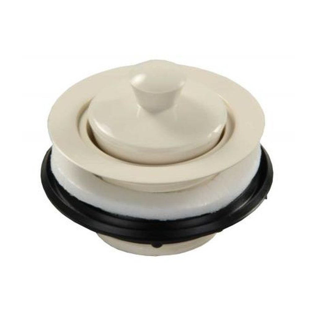 JR Products 95115 Plastic Strainer W/Popstop Stopper Parchment