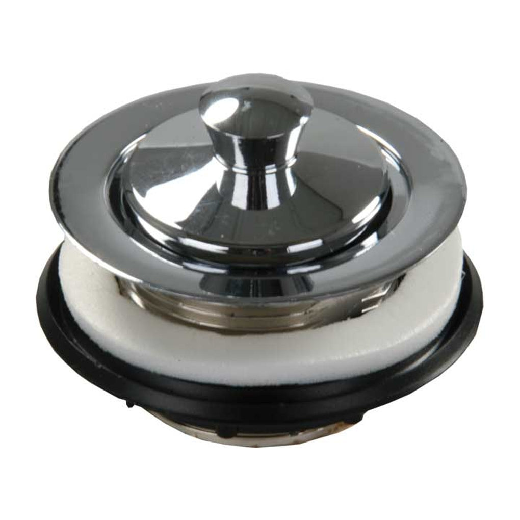 JR Products 95135 Plastic Strainer W/Popstop Stopper Chrome