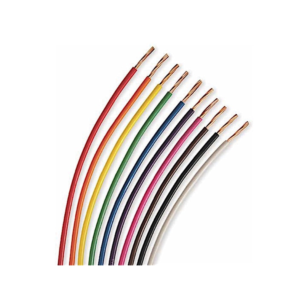 JT&T 122F Primary Wire Rated 80 Degrees C 12 AWG Red 12 Ft