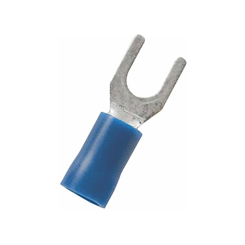 JT&T 2054H 1614 #8 Blue Vinyl Spade Terminal 19 Pcs