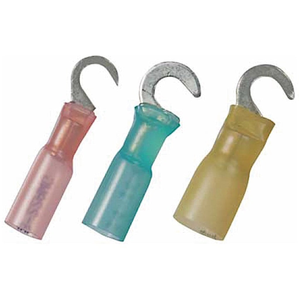 JT&T 2163J 1210 #10 Yellow Cs Heat Shrink Hook 4 Pcs