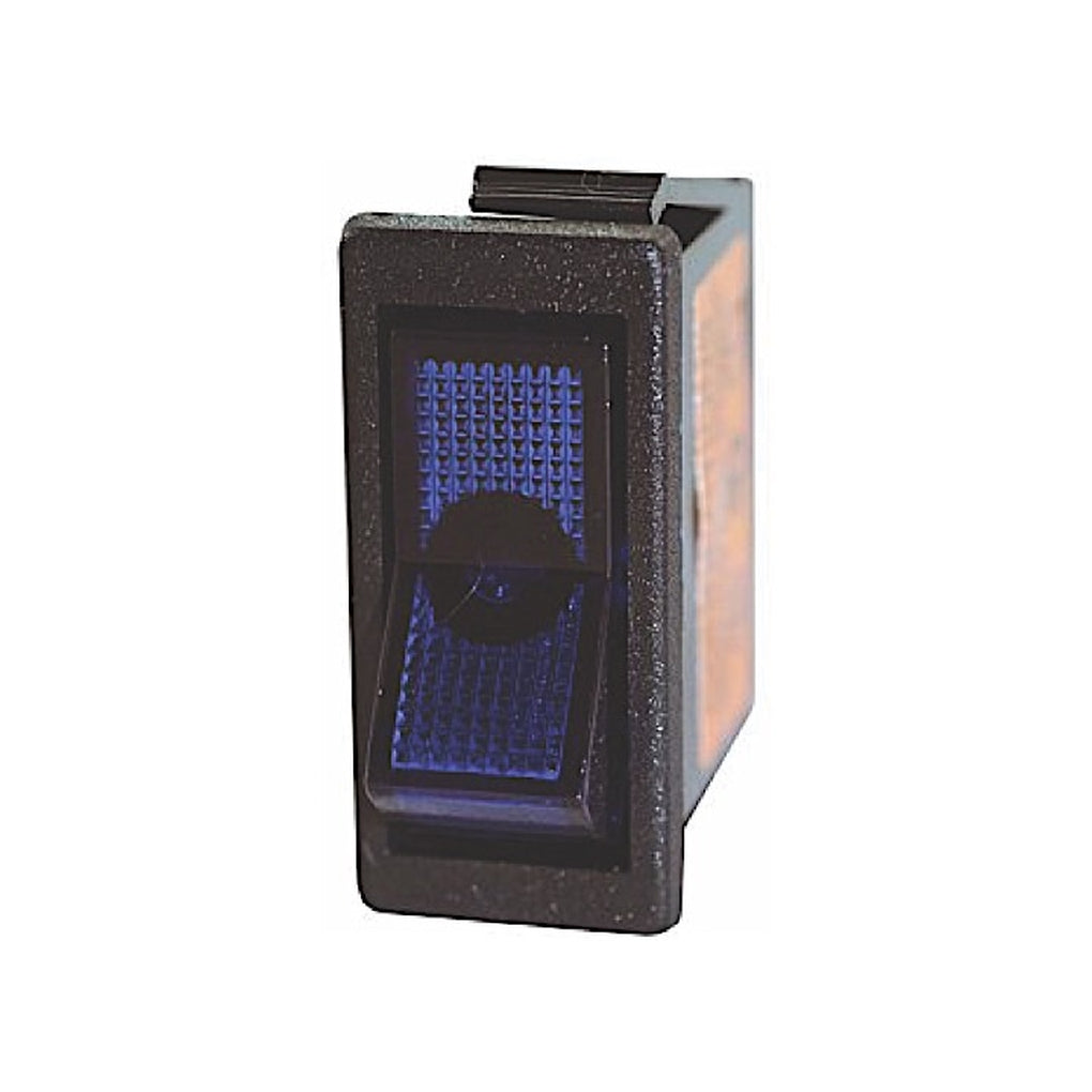 JT&T 2606J Blue Illuminated Rocker 20A 12V S.P.S.T. 1 Pc