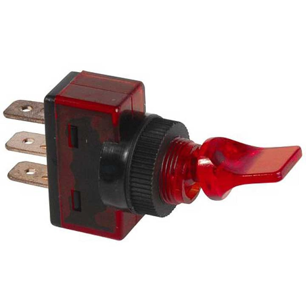 JT&T 2626J Blue Illuminated Duckbill 20A 12V S.P.S.T. 1 Pc