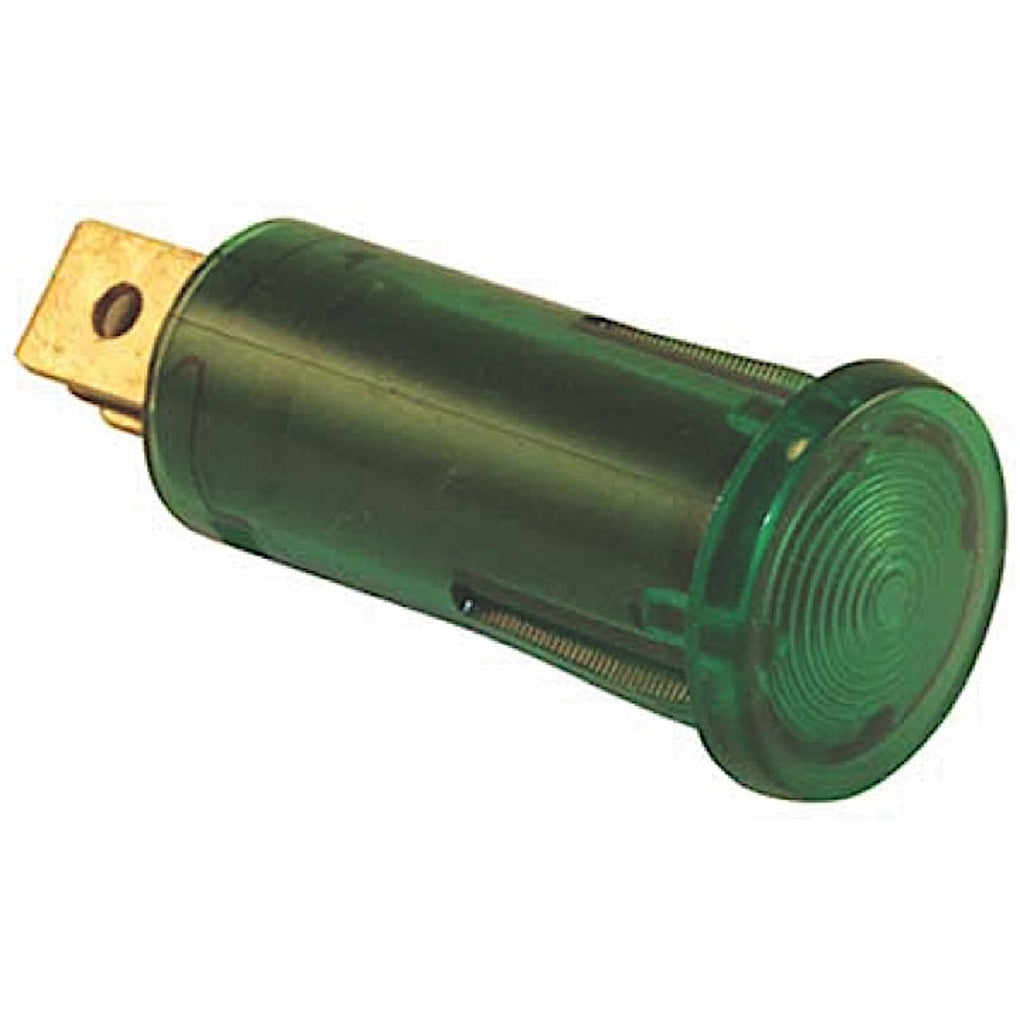 JT&T 2635H Green Warning Light W/Lucar Terminals 16A 12V 1 Pc