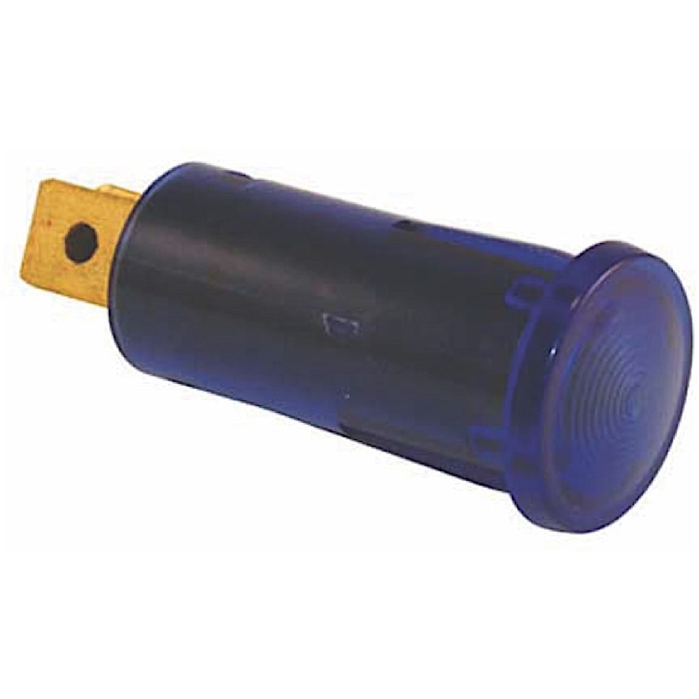 JT&T 2636H Blue Warning Light W/Lucar Terminals 16A 12V 1 Pc