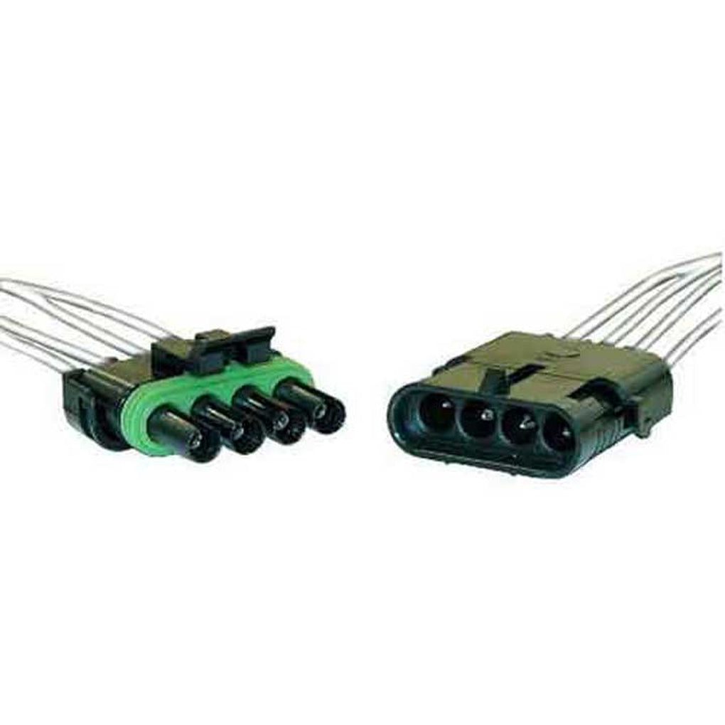 JT&T 2868F 14 AWG Weather Pack Quad Cavitym/Fm 1 Set