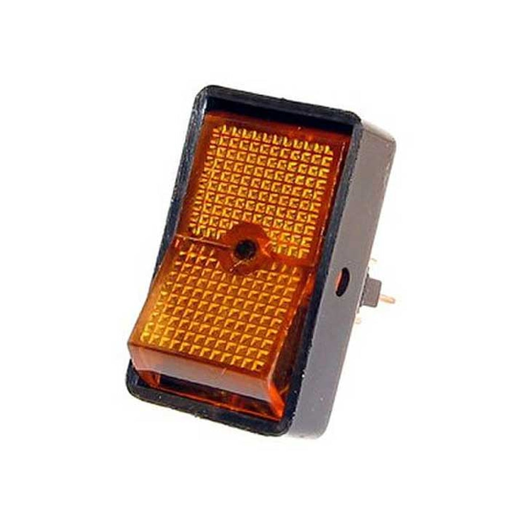 JT&T 2907F Amber Illum Jumbo Rocker 16A 12V S.P.S.T. 1 Pc