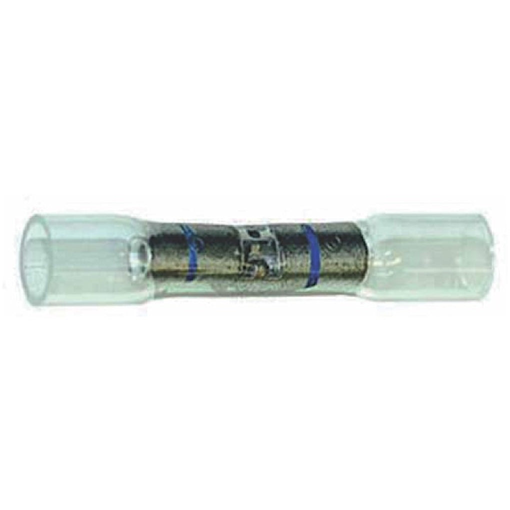 JT&T 2972F 1210 AWG Cs Window Heat Shrink Butt Connector Clear W/Yellow Stripe 10