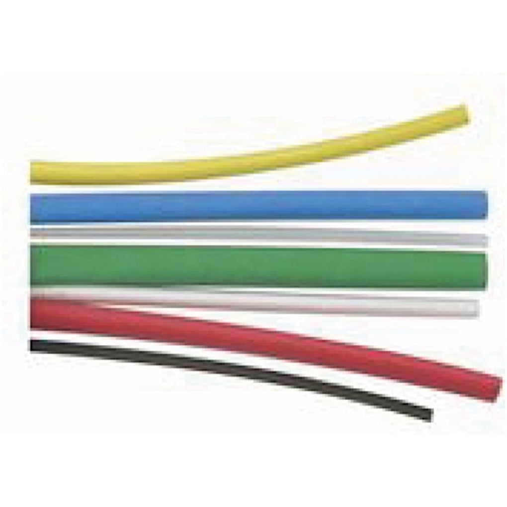JT&T 4004H 3/16In I.D. Black Heat Shrink Tubing (7) 4In Pcs