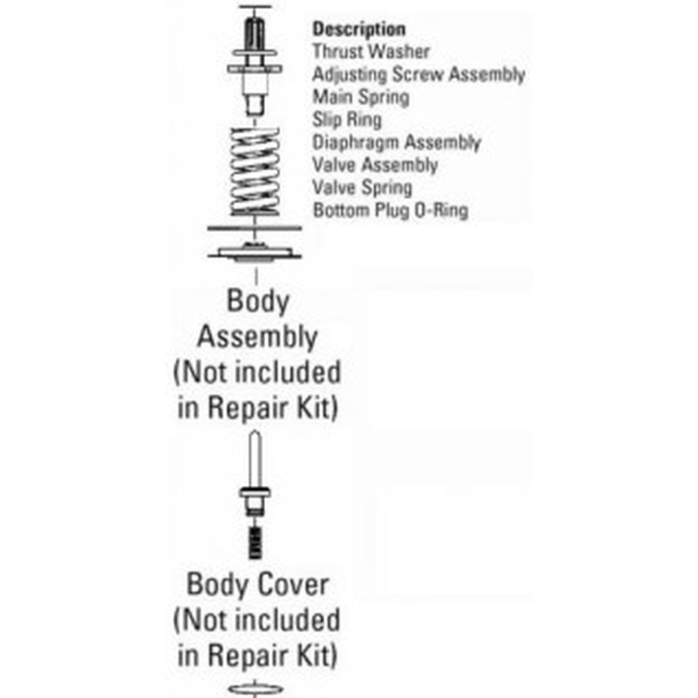 Devilbiss KK-5045 Flow Thru Reg Repair Kit