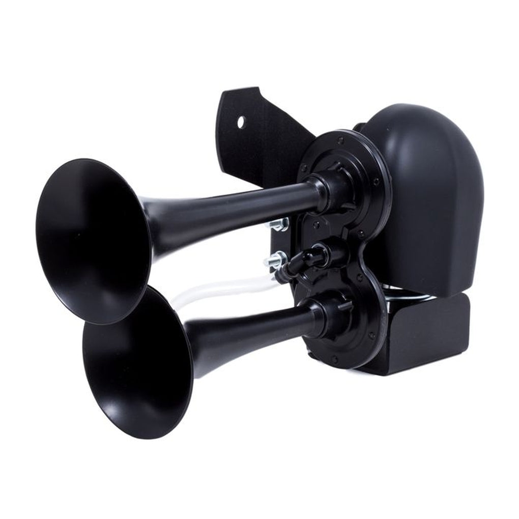 Kleinn HOGKIT-1BK Bolt On Direct Drive Air Horn Kit For Harley Davidson Motorcycles (1978Up)