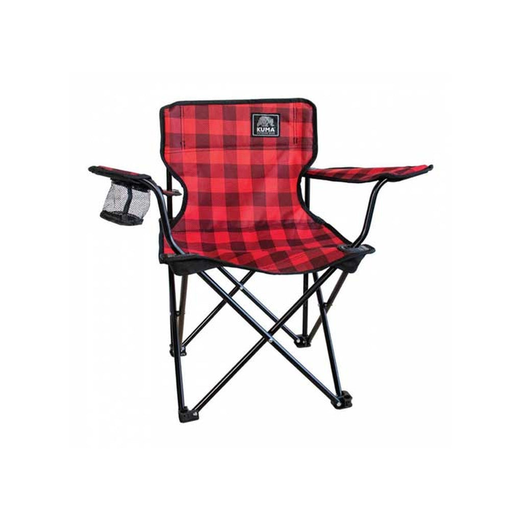 Kuma Outdoor Gear 435-KM-CUCH-RB Cub Junior Chair Red/Black Plaid