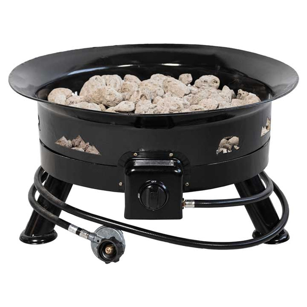 Kuma Outdoor Gear 503-KM-BBFB-L-BB Bear Blaze Fire Bowl 24 Black