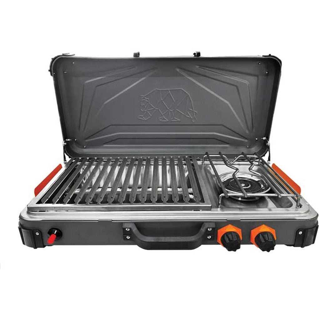 Kuma Outdoor Gear 871-KM-GBPS-GROR Grill & Burner Propane Stove Graphite/Orange