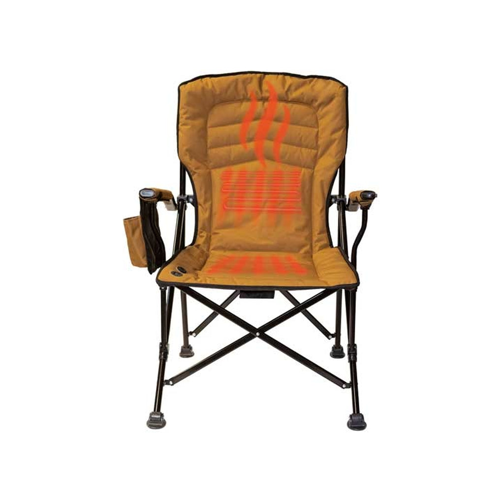 Kuma Outdoor Gear 887-KM-SBHC-SB Switchback Heated Chair W/Usbc Power Bank Sierra/Black