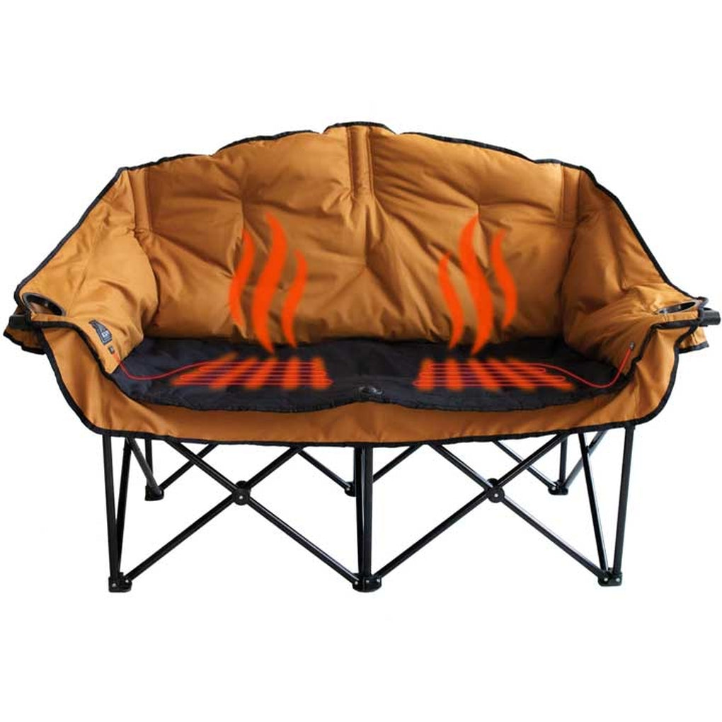 Kuma Outdoor Gear 893-KM-BBBTHDC-SB Bear Buddy Blue Tooth Heated Double Chair; Sierra