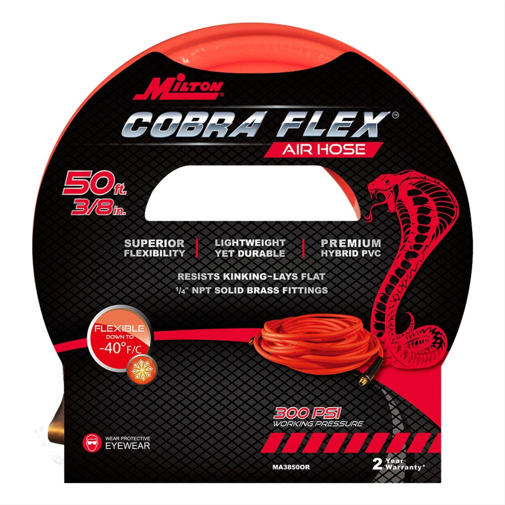 Milton MA3850OR 50 Foot 3/8" ID Cobra Flex Hose