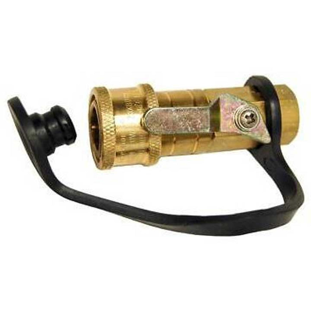 Marshall Excelsior ME-GMCL-4 Lp Quick Disconnect Coupler 1/4In X 1/4In Fnpt W/Ball Valve Shutoff & Cap