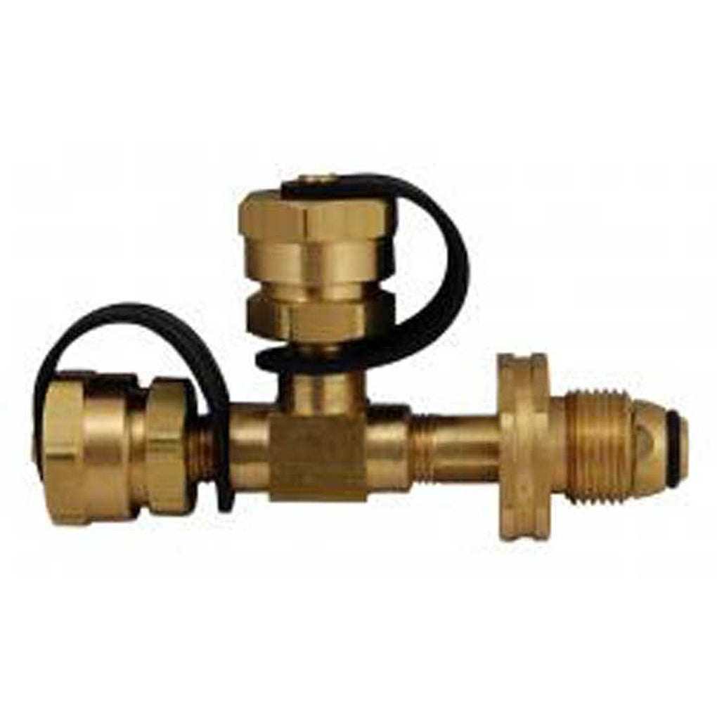 Marshall Excelsior ME413P Propane Adapter Fitting Pol X 1In20 M X 1In20 M Tee Pkgd