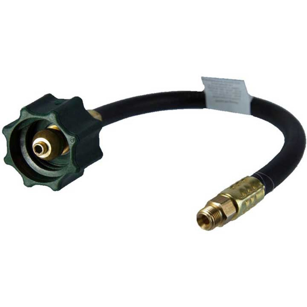 Marshall Excelsior MER425-15P Thermoplastic Lp Gas Hose F Qcc Type I Connection X 1/4In M Inverted Flare 15In