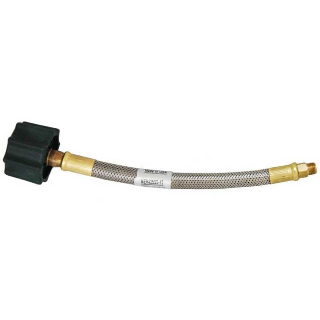 Marshall Excelsior MER425SS-15P High Flow Thermo Pigtail 1/4Ininv Flare X Qcc Stainless Steel 15In Oal Pkgd