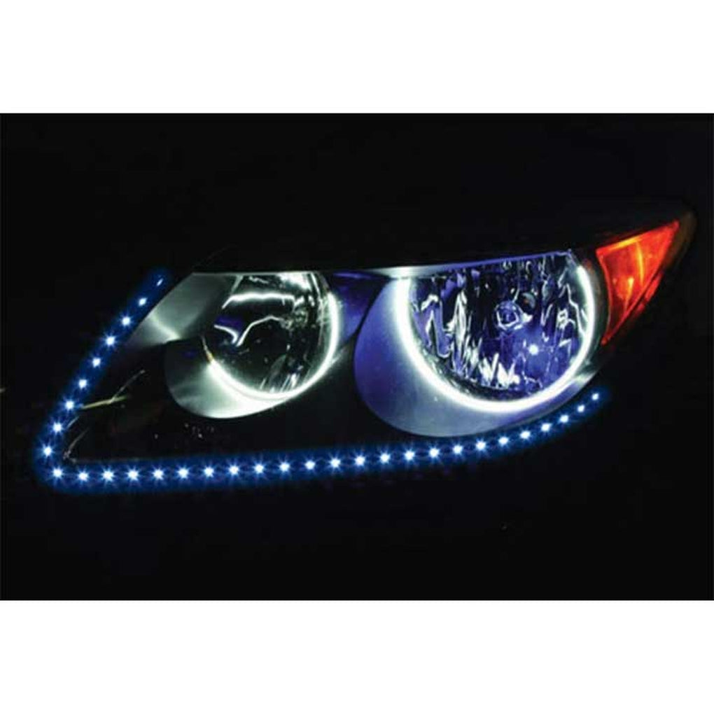 Metra H-BSV 24 Inch Blue Sideview LED Pair Retail Pack